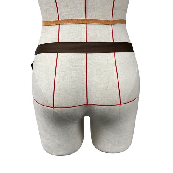 Vintage Tan Brown Flat Waist Bag Fanny Pack - Picture 5 of 6